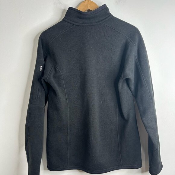 Patagonia Better Sweater Womens L Black 1/4 Zip Pullover Outdoor Fleece Jacket - Picture 5 of 8